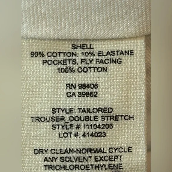 THEORY tailored trouser double stretch tan beige business dress pants  slacks 10 - Picture 7 of 10